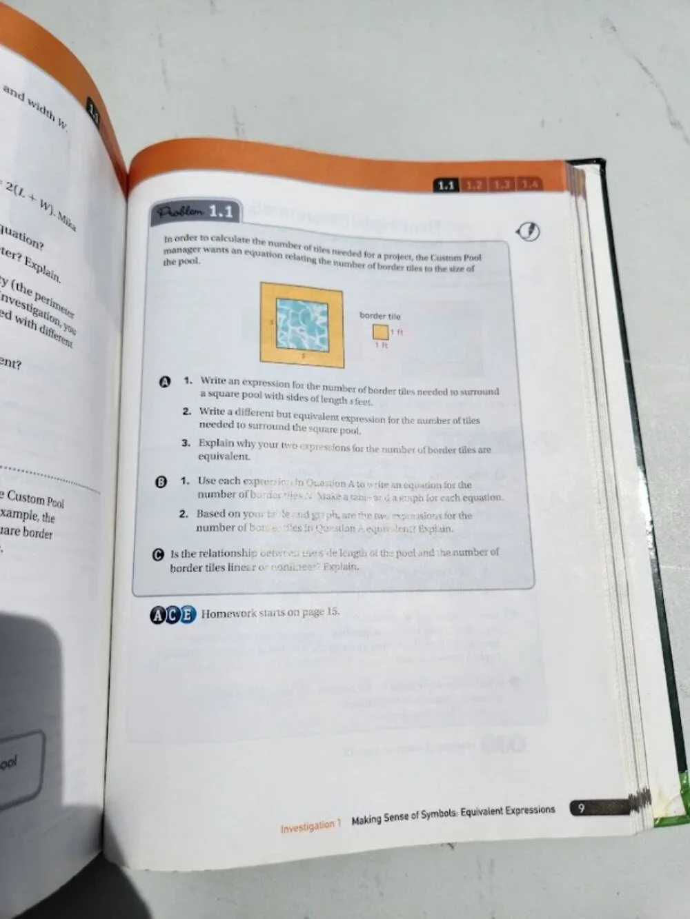 Connected Mathematics 3 Grade 8 CMP3 8th Grade Textbook Book Hardcover Pearson /